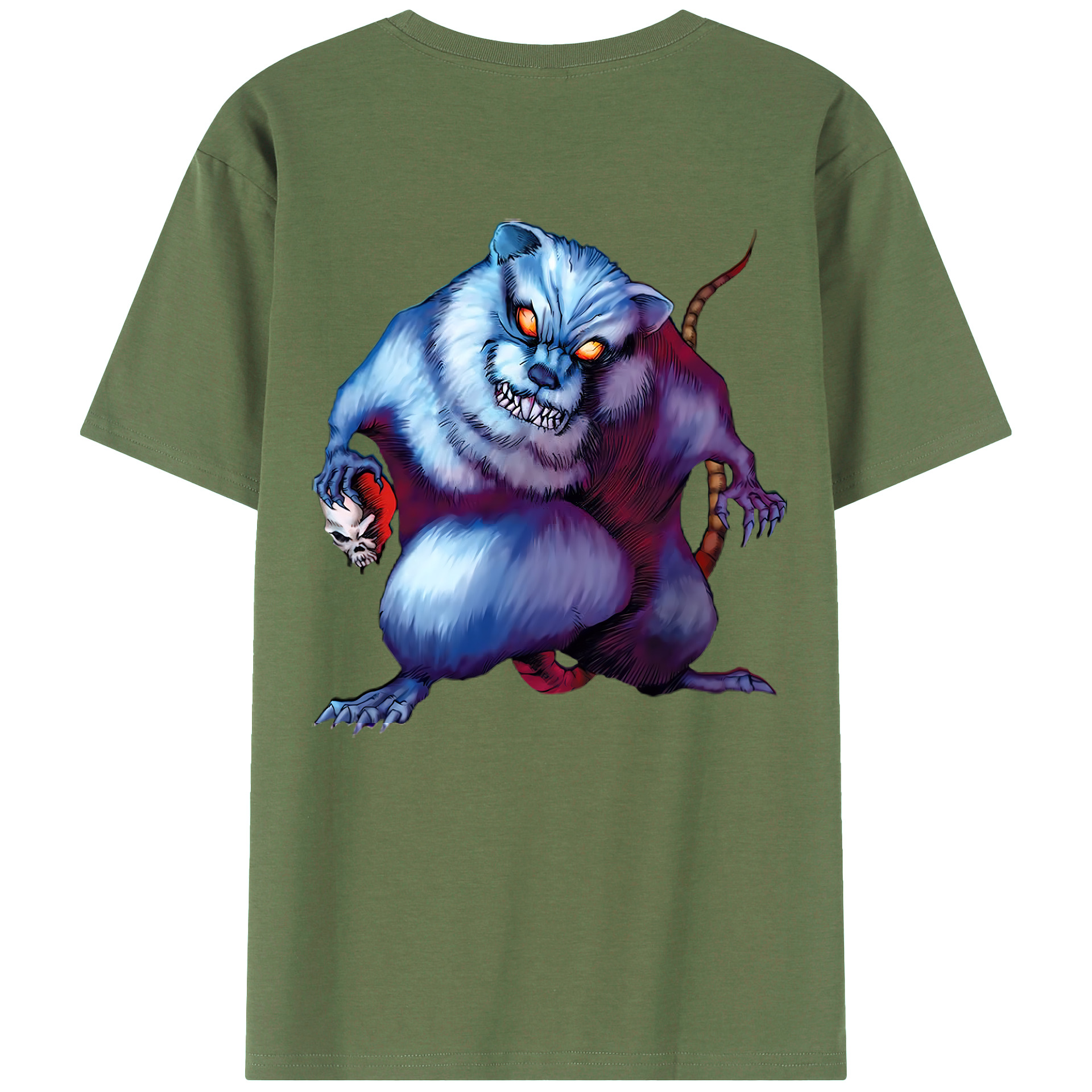 （画像用） 遊☆戯☆王 Yu-Gi-Oh! 綿100％ メンズ半袖Tシャツ（バックプリント） 通気性